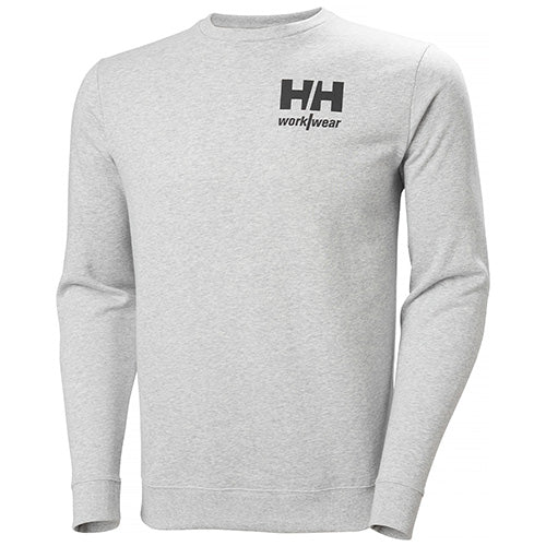 Helly Hansen Classic Logo Sweatshirt - Light Grey Melange - RSEA Safety Outlet